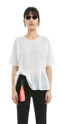 rebajas-bimba-y-lola-camiseta-top-volante-blanco