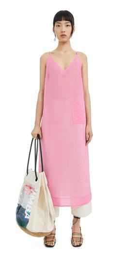 rebajas-bimba-y-lola-vestido-semi-transparente-rosa