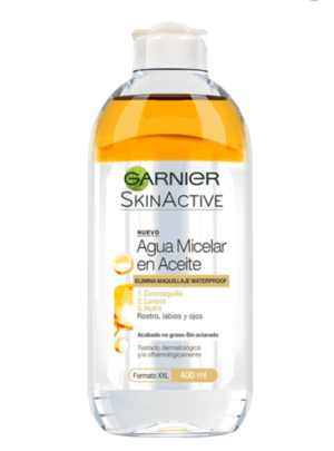 desmaquillante garnier agua micelar en aceite 
