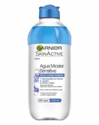 desmaquillante garnier agua micelar sensitive 
